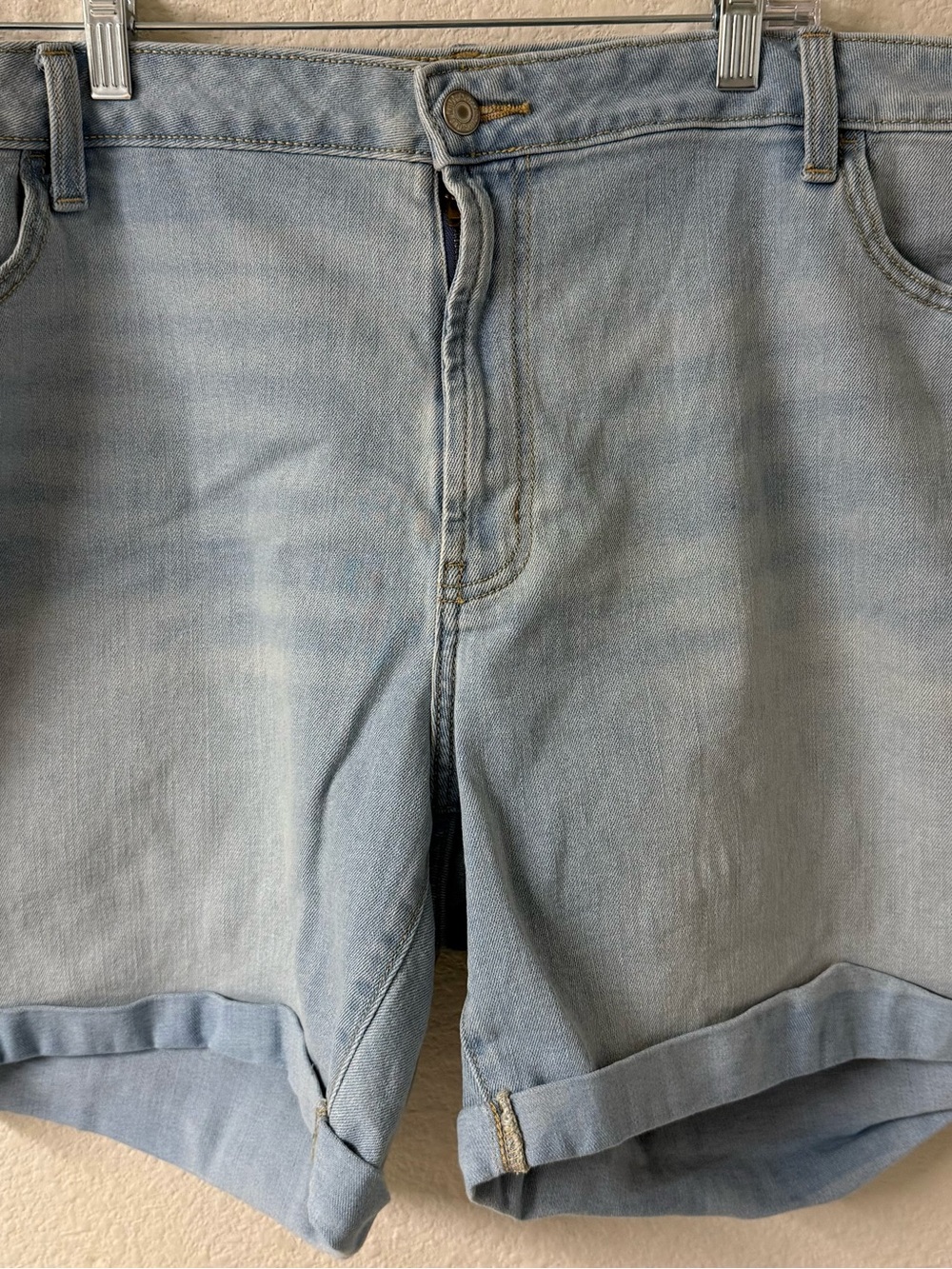 Old Navy Light Blue Jeans with Gold Stitching